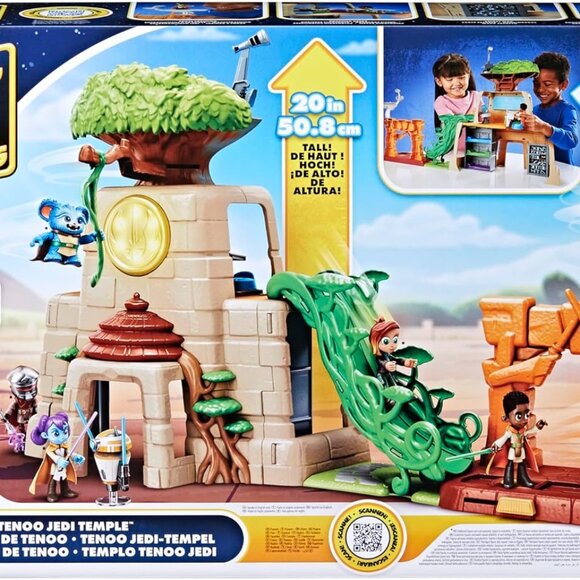 Star Wars Tenoo Jedi Temple, 20-Inch-Tall Playset with Lights & Sounds - Picture 1 of 11